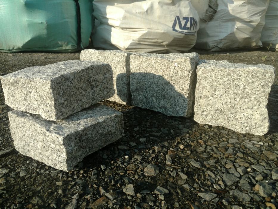 Granit połówka 15/17/8 kostka granitowa brukowa kamień ziemia