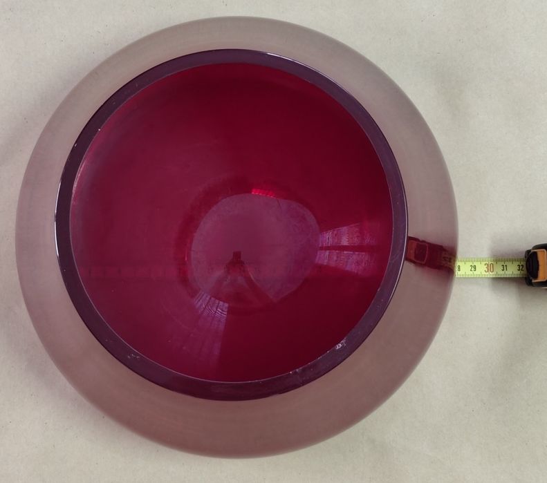 Taça de Vidro Vermelho