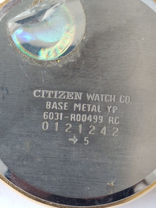 Relogio citizen 6031 não testado