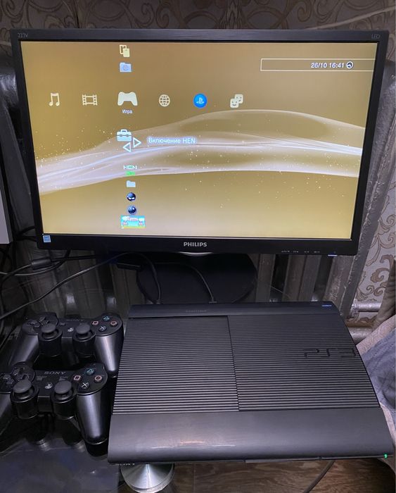 Sony playstation 3 PS3 500gb +40 игр, установка игр, прошивка.