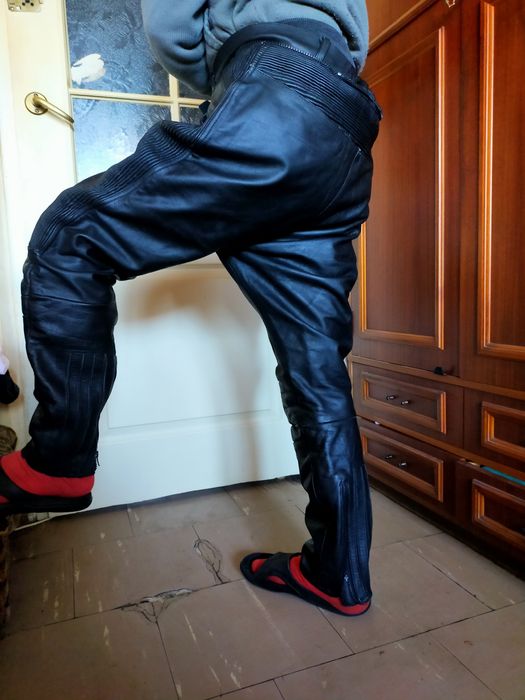 Spodnie skórzane męskie