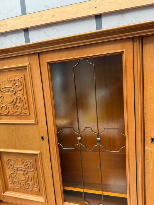 Holenderska Biblioteka solidna i masywna | Komoda szafka witryna DOWÓZ