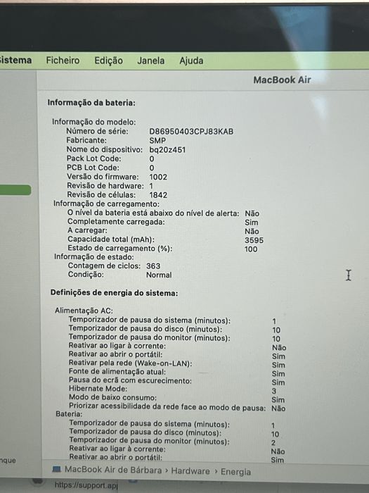 Macbook Air 13” 2019