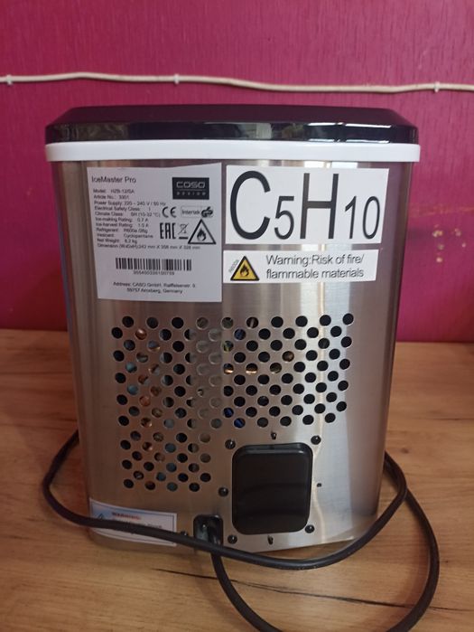 Льодогенератор Caso ice master pro, для дому, для кафе