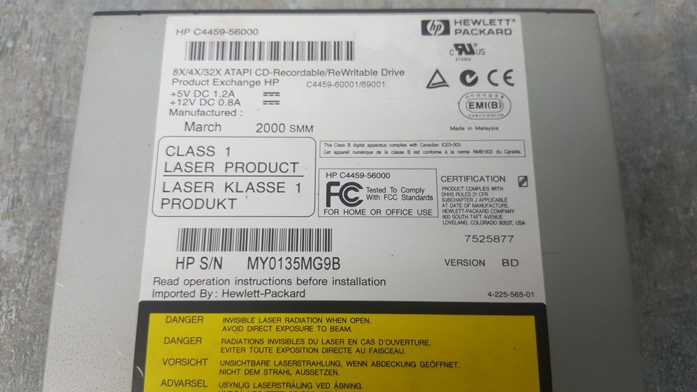 HP CD drive64738500774145121