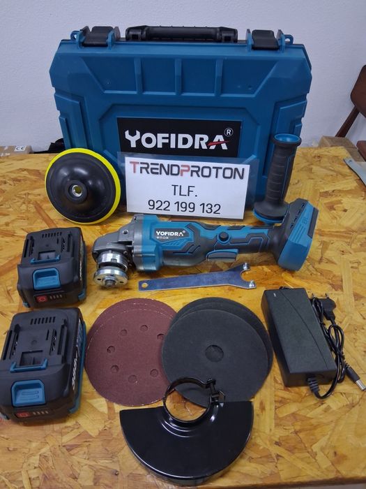 125mm Angle Grinder – FREE 3 DISCS + CARRY CASE