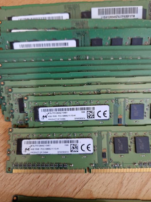 Память ddr3 1600 4gb  Micron Гурт/Опт від 20штук Вся робоча