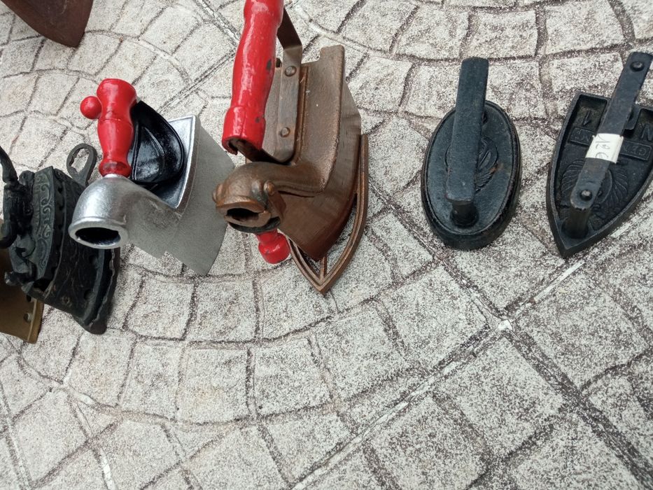 Iron Collection. Small, medium, and large irons, almost all from64550205773698121