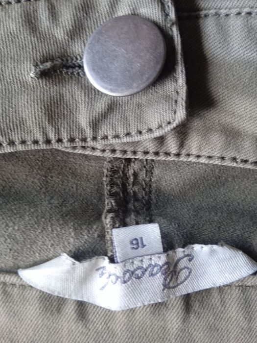 Spodnie Peacocks  bojówki khaki r XL