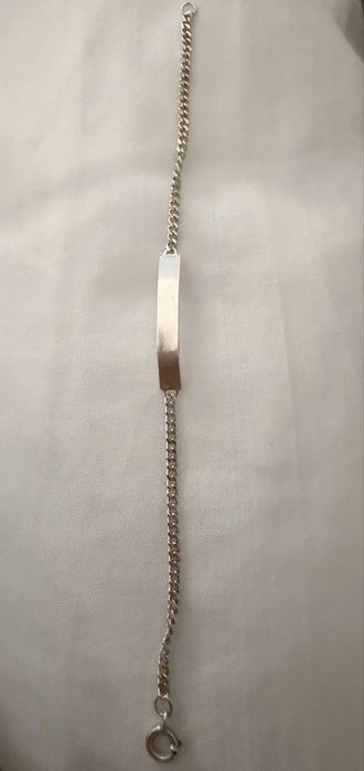 Puleseira de prata para criança