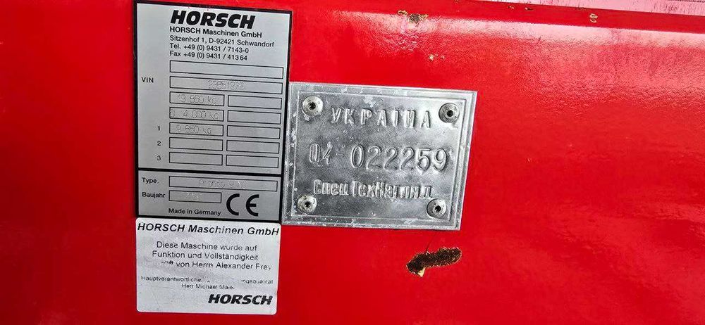 Сівалка HORSCH Pronto 9 NT, стан нової, 2019 р Посівний комплекс