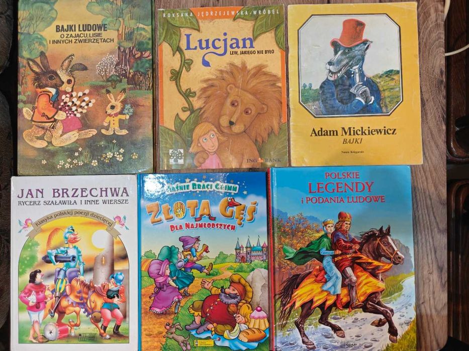 Zestaw 6 książek / bajek dla dzieci
