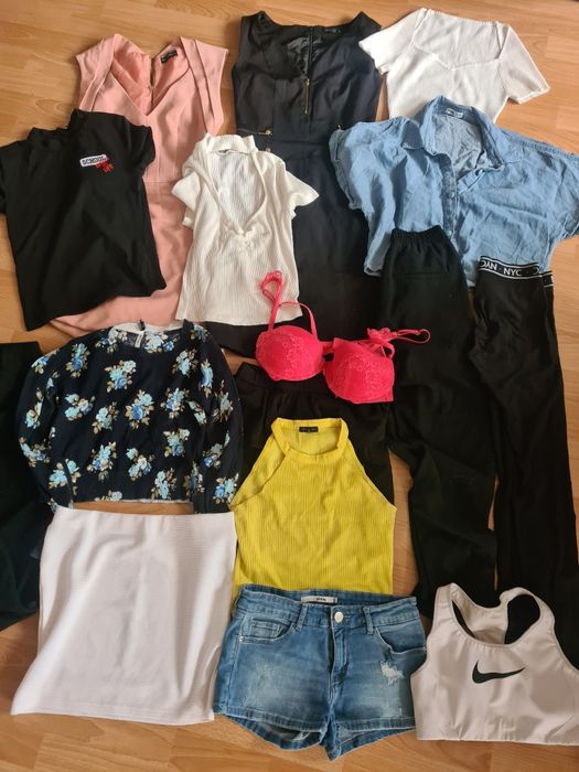 Zestaw ubrań xs  20 szt za 10 zł