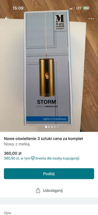 Oświetlenie wewnętrzne nowe