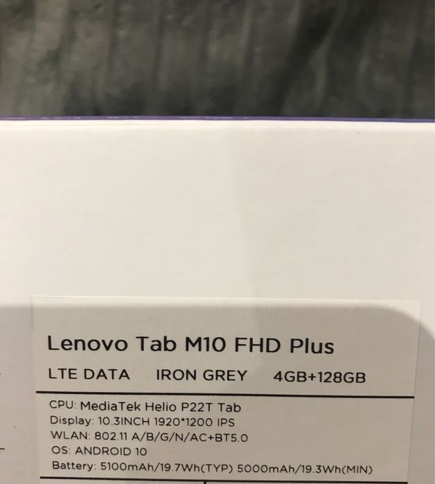 Tablet lenovo 10 cali