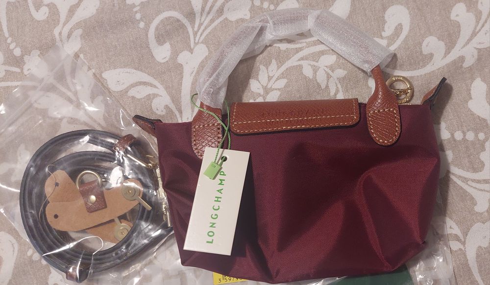 Mini longchamp bordeaux