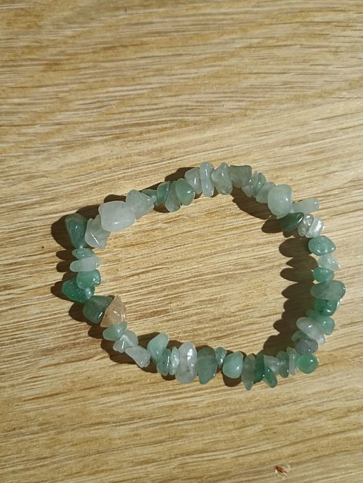 Pulseira de quartzo verde
