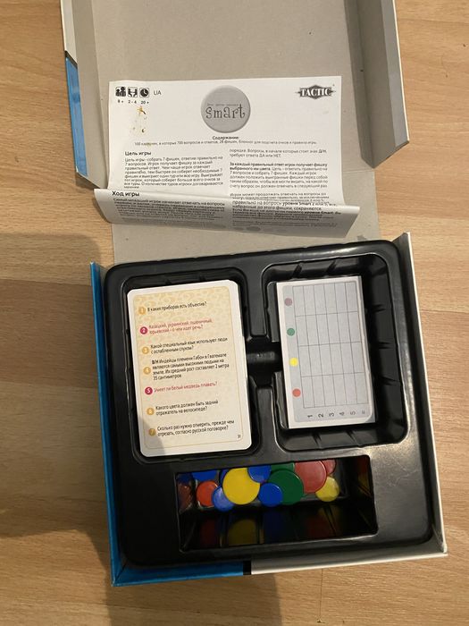 Настільна гра smart Смарт 7 Діти проти дорослих Tactic