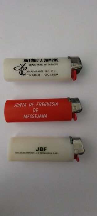 Isqueiros variados anos 80 a partir de