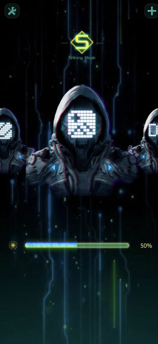 LED , ЛЕД маска shining app mask, МАСКА