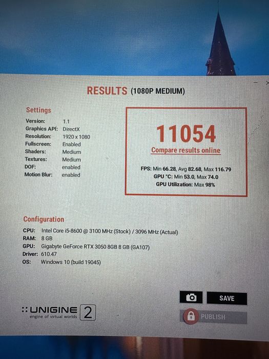 Відеокарта RTX 3050 8 GB GIGABYTE (trade-in)