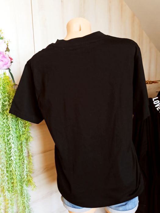 Sg T-Shirt damski 36 , S czarna koszulka 36 , S