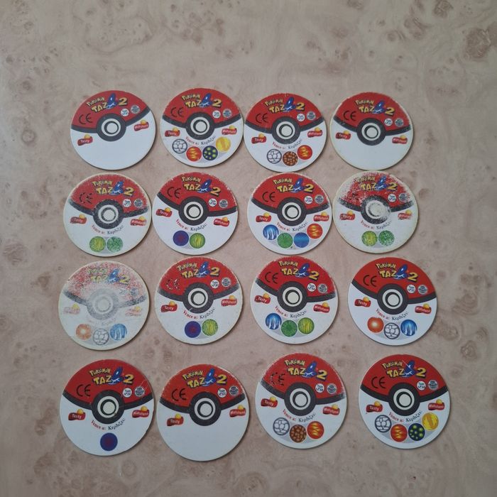 Tazos Pokémon originais Matutano