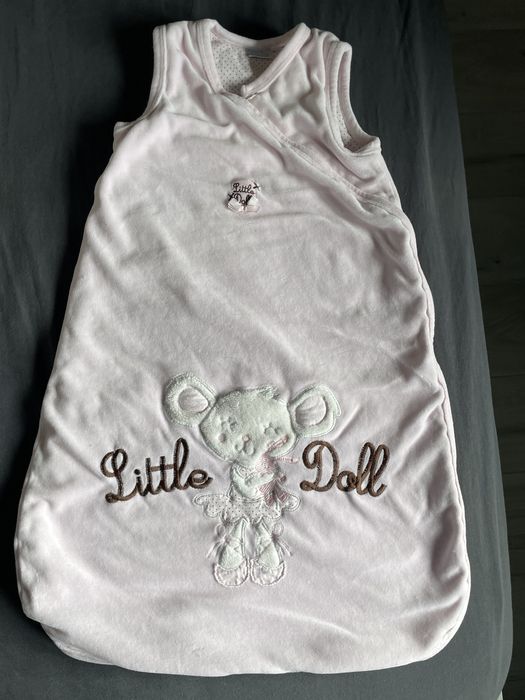 Śpiworek do łóżeczka dziewczęcy 74 cm