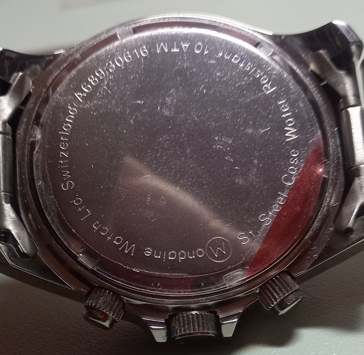 Годиник. Часы Chronograph Mondaine  М-WATCH  swiss made  хронограф