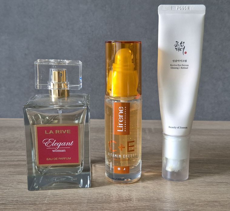 Lierne vit c+e serum, joseon revive eye serum,  elegant woman la rive