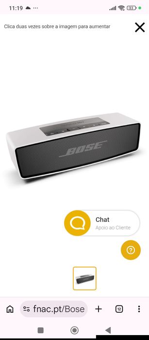 Coluna Bose bluetooth