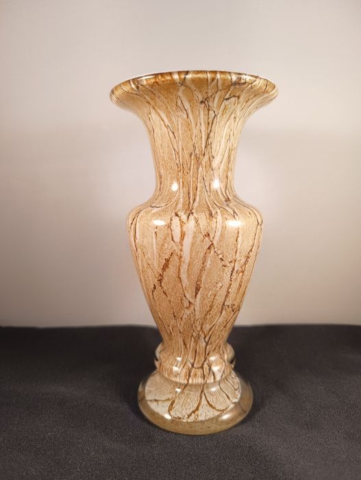 Wazon marmurek szkło Krosno Józefina