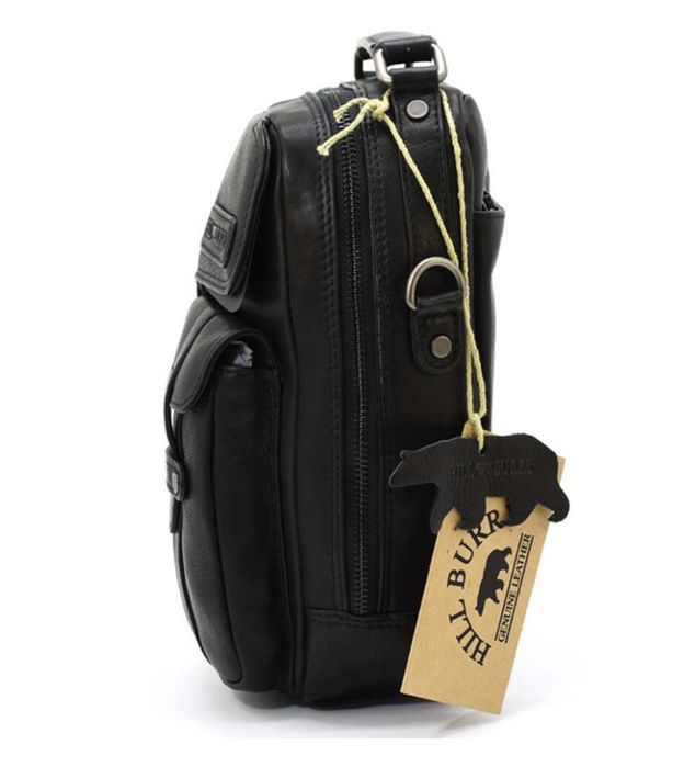 Hill Burry барсетка большая Мужская сумка с ручкой Сумка мужская кожа