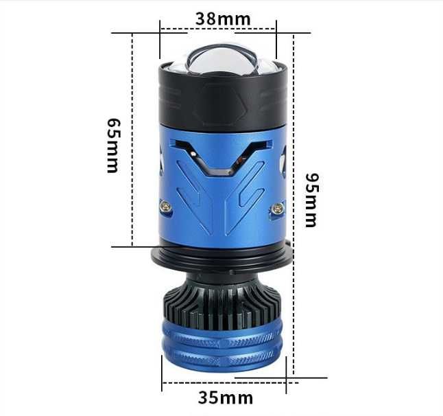 LED Міні-лінзи H4 F90 (Т92) Laser 140W Найпотужніше світло 2026 року! Гарантія