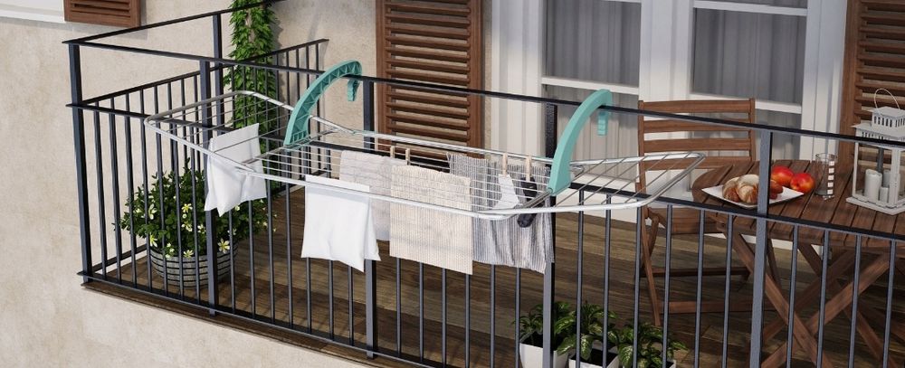 Suszarka wisząca balkonowa na pranie