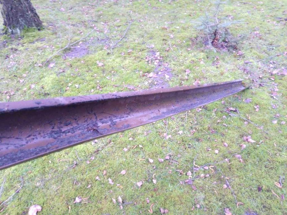 Rynna plastikowa Plastmo Polska 0,44m brąz 100mm PVC-U brązowa 44cm