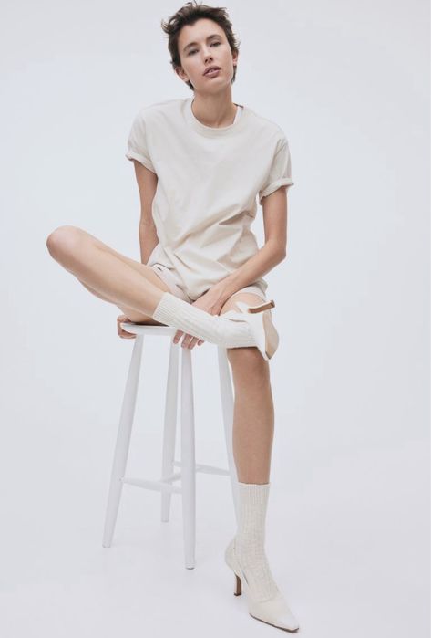 Базова футболка H&M з м'якого бавовняного трикотажу