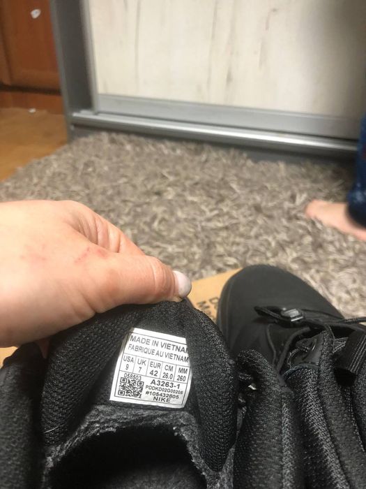 черевики Nike ACG Air Zoom Gaiadome Gore-Tex Black.