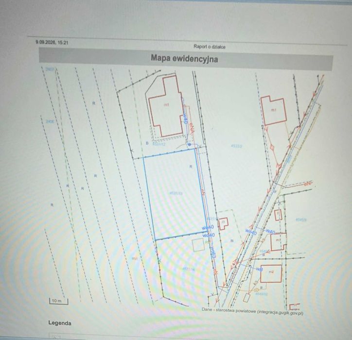 Działka budowlana 1059 m², uzbrojona -Myszków, ul. Murarska - Widok 3