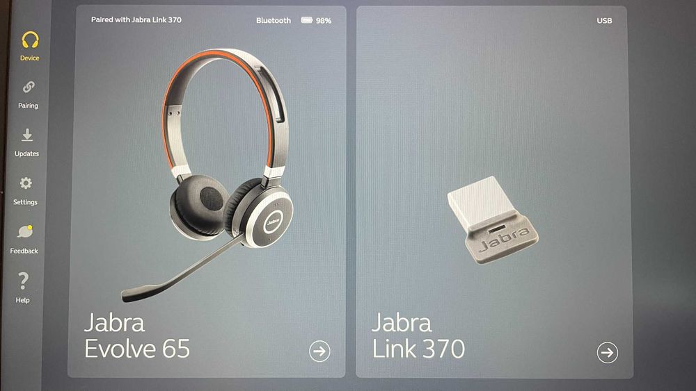 Jabra Evolve 65 SE - słuchawki bezprzewodowe