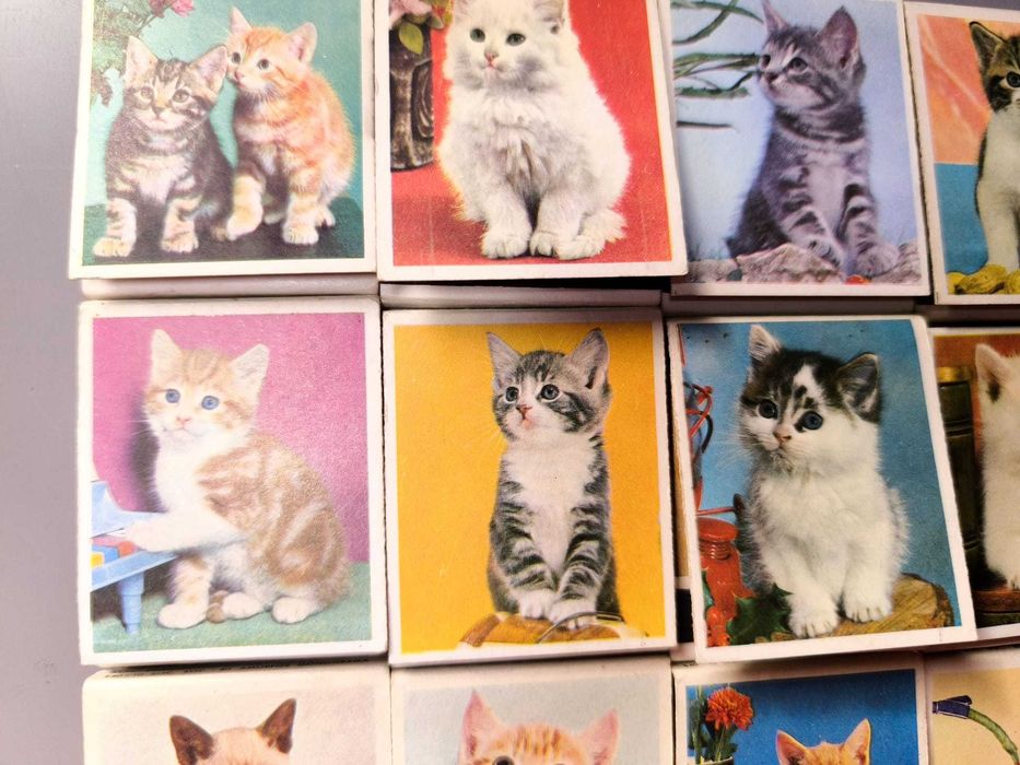 Coleção Fósforos Série Gatos - Estado Impecável