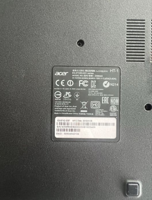 Portatil Acer Aspire E15