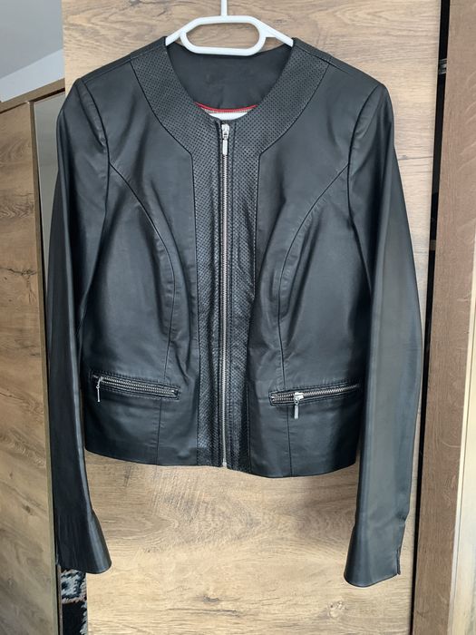 Kurtka skórzana „Chanelka” 36/38