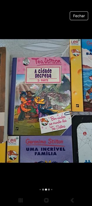 15 livros infantis, Geronimo Stilton, Phineas e Ferb