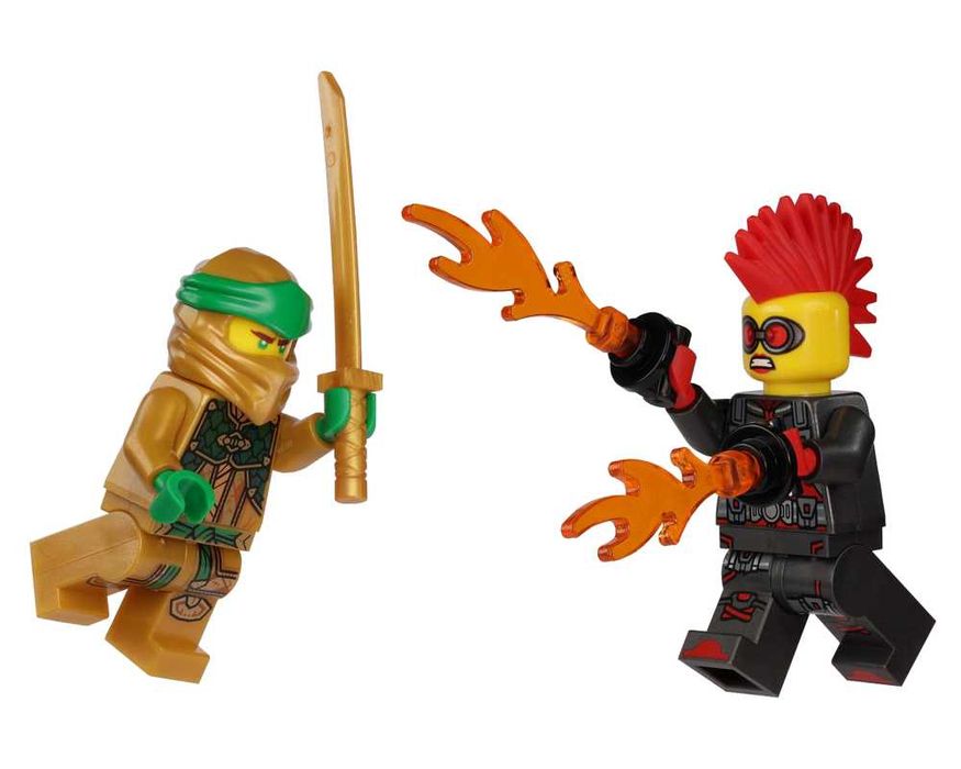 LEGO Ninjago - Lloyd vs. Miss Demeanor, metalowe pudełko no. 112429