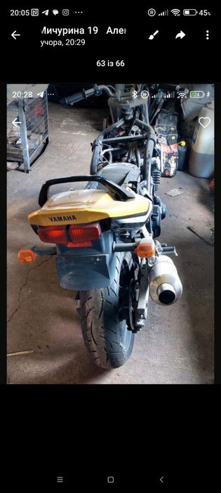 Разборка Запчасти Yamaha fzs 600 diversion 600