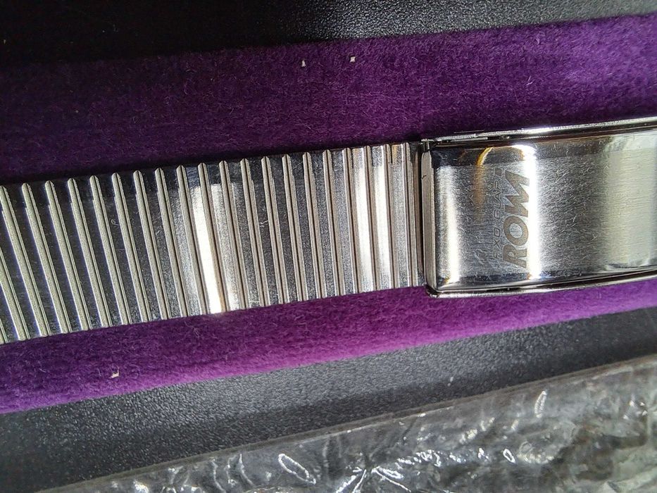 Bransoletka do zegarka Rowi ze stali nierdzewnej srebrna nowa 21 mm