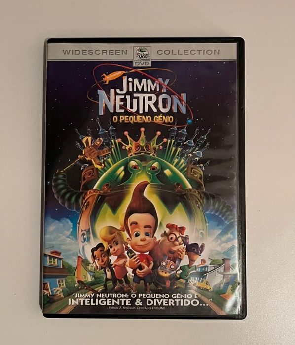 DVD Jimmy nêutron o pequeno genio