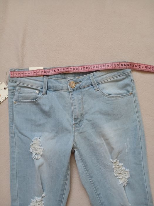 Голубі джинси скіні