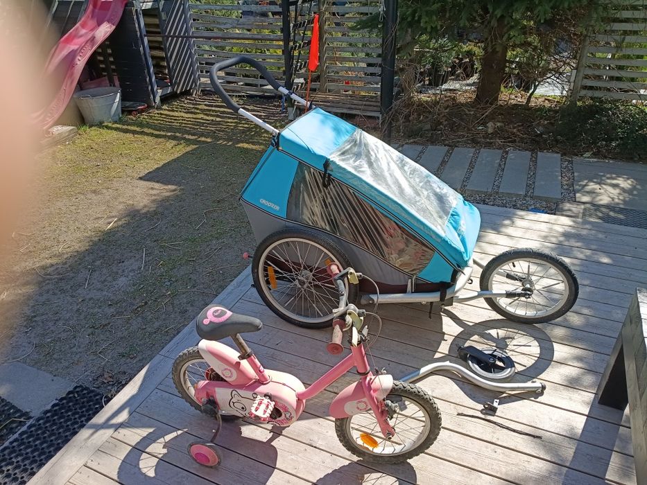 Przyczepka rowerowa croozer kid 1. Gratis rowerek